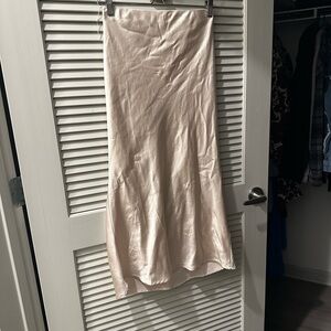 Chic Cream A-Line Women's Skirt